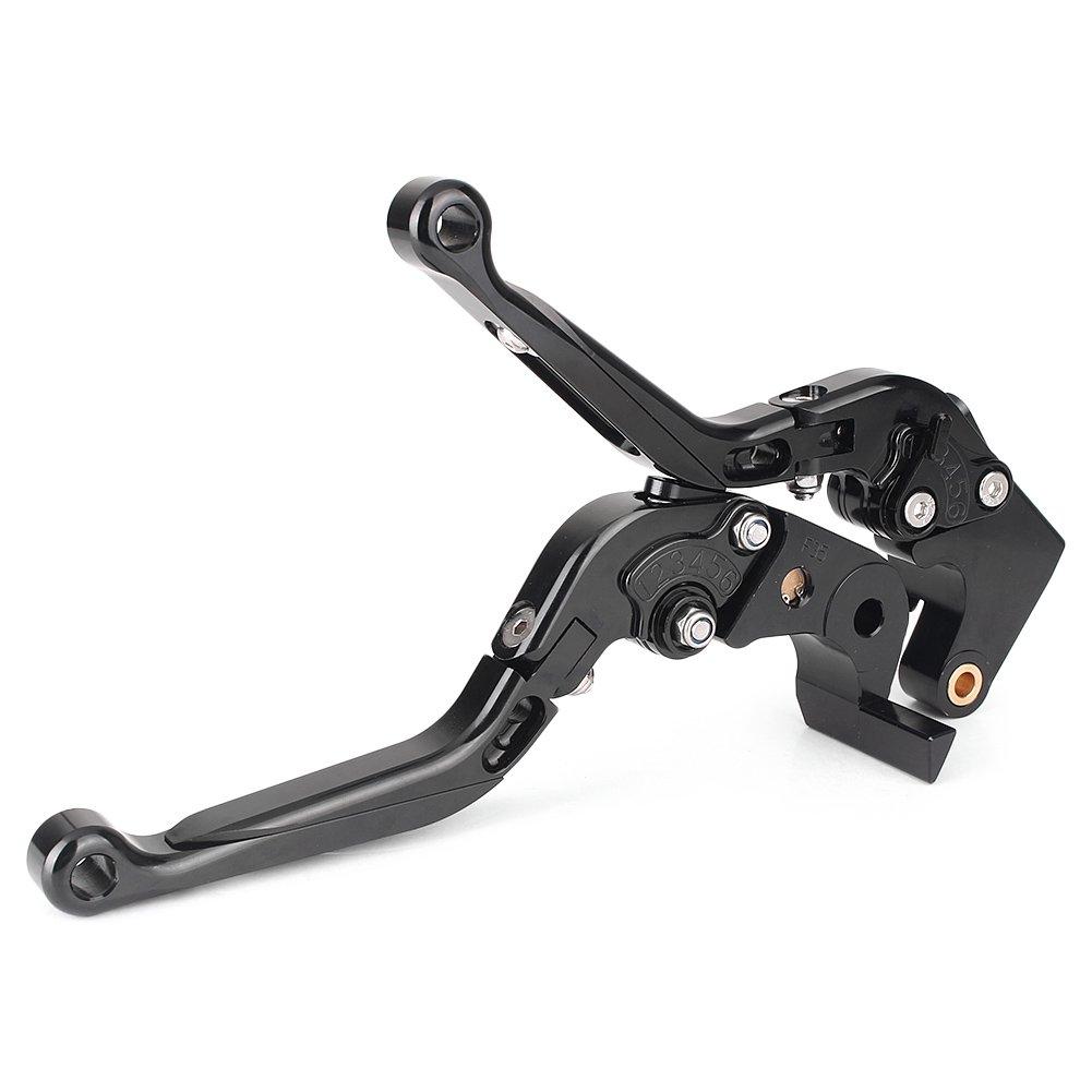 

Mallofusa Motorcycle Brake Clutch Lever Set Adjuster Folding Telescopic 6 Level Adjustment Genuine Replacement чёрный