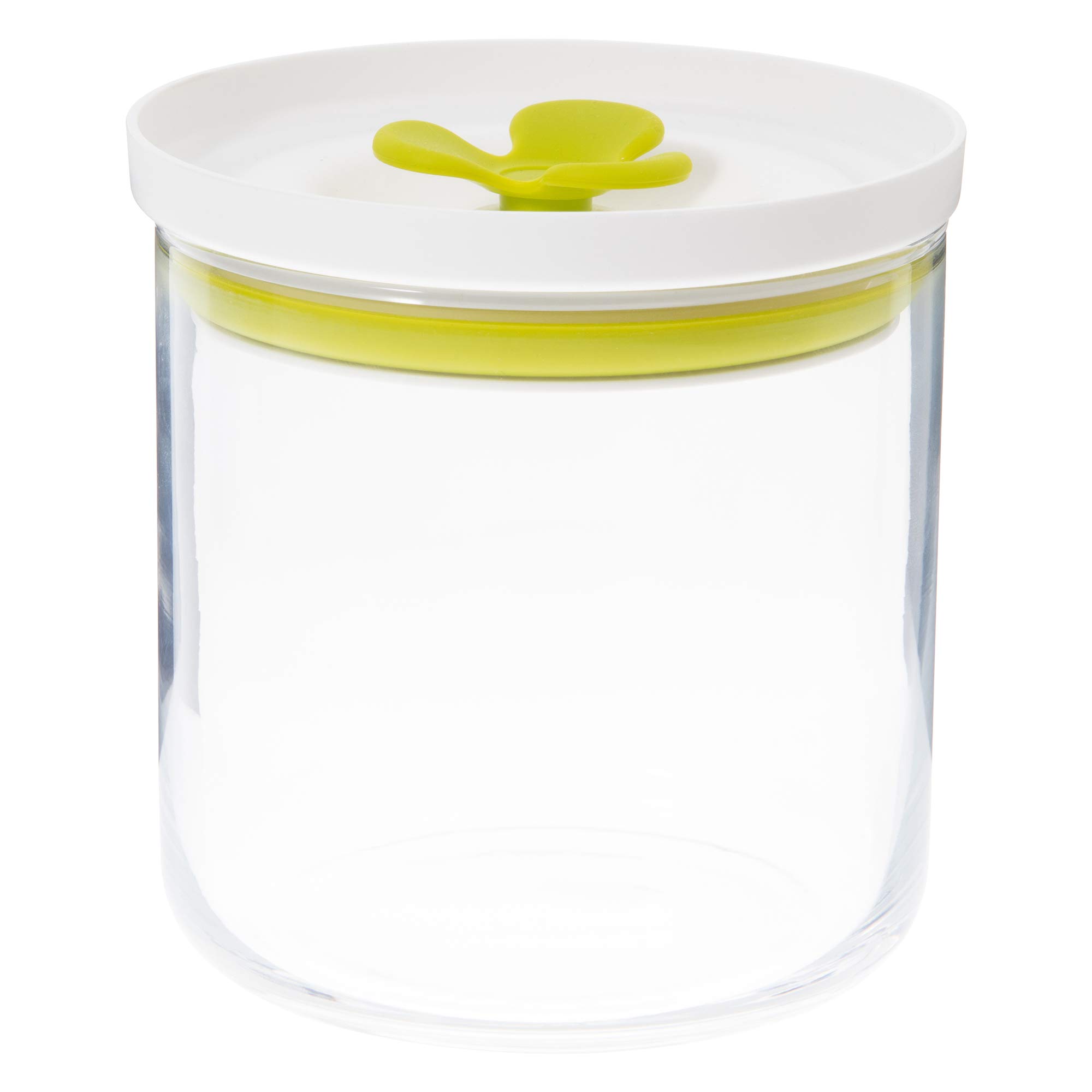 

Toyo Sasaki Glass Keeper Olive Green x 11cm Kitchen Deli M Storage Container Made in Japan Approx. 10.1 B-60801-OG-JAN