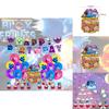 Blox Fruits Party Decorations Pirate King Game Box Flag Balloons Cake Toppers Birthday Banners Set)