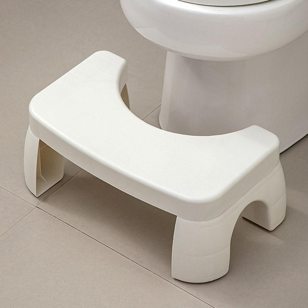 Footrest Toilet Seat Stool White Foot Stool High Quality Foot Resting Stool Bathroom