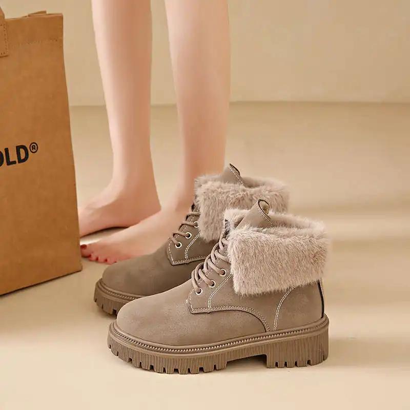 Chamois Snowboots Women's Fashion Ladies Boot Women's Sports Shoes Boot Sneakers Cheapest Snow Boots To Play New Collection