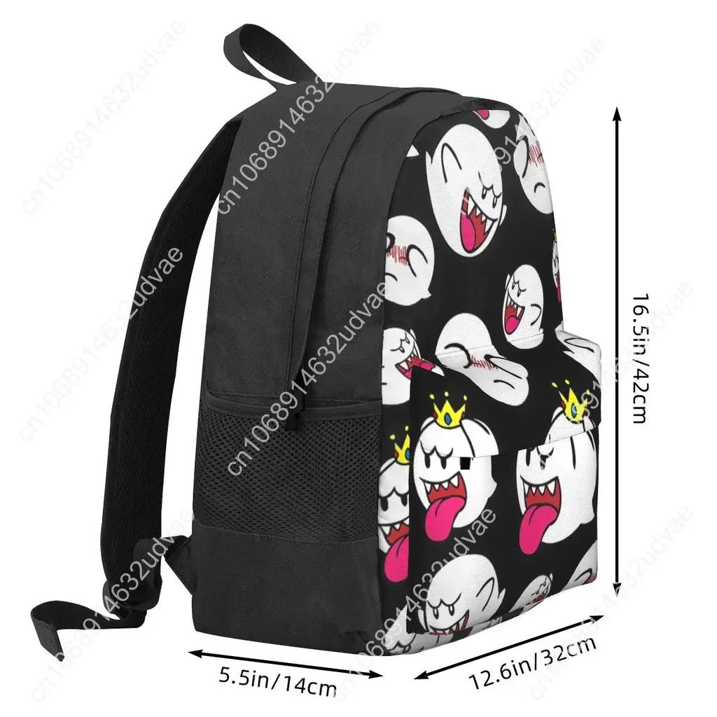 King Boo Swarm Backpacks Bookbag School Bags Cartoon  Rucksack Laptop Rucksack Shoulder Bag