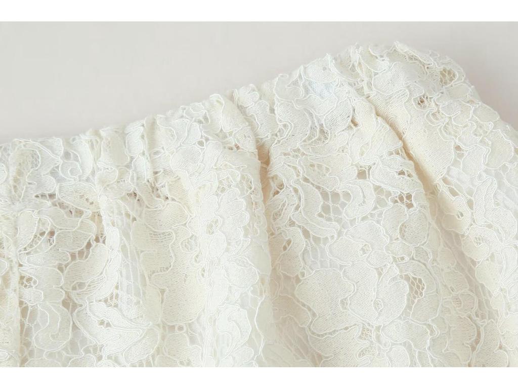 Women's Lace Elastic Waist Loose Long Pants - INS Hot Style 2026 Fashion