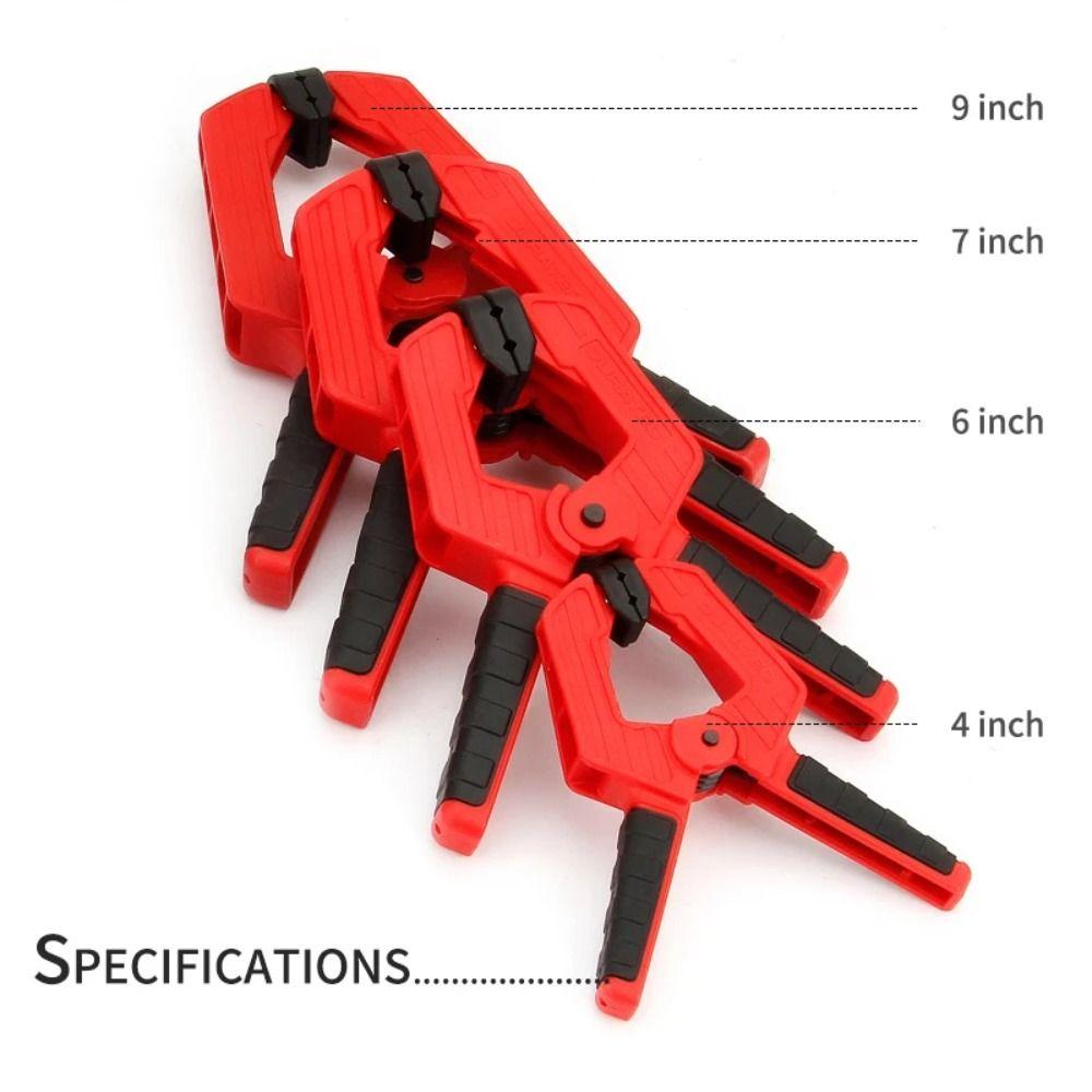 Strong Spring Clamp Woodworking Quick Grip Clamp Ratchet Release Woodworking Clip  Hand Tool