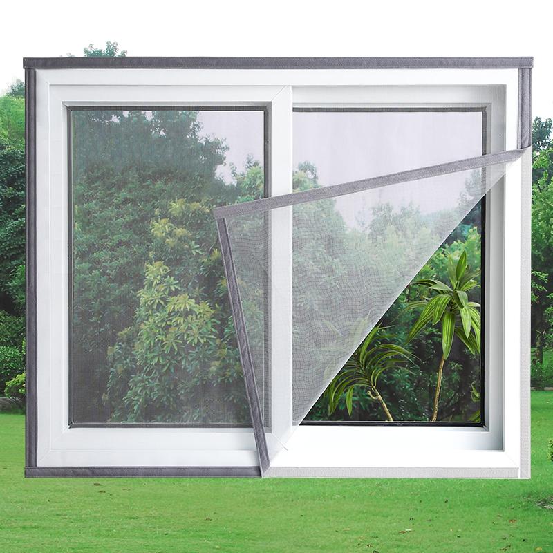 Mosquito Proof Gauze Net, Mosquito Net, Tulle, Insect-proof Curtain, Window Screen, self-adhesive,Summer, Doors, Custom Sizes