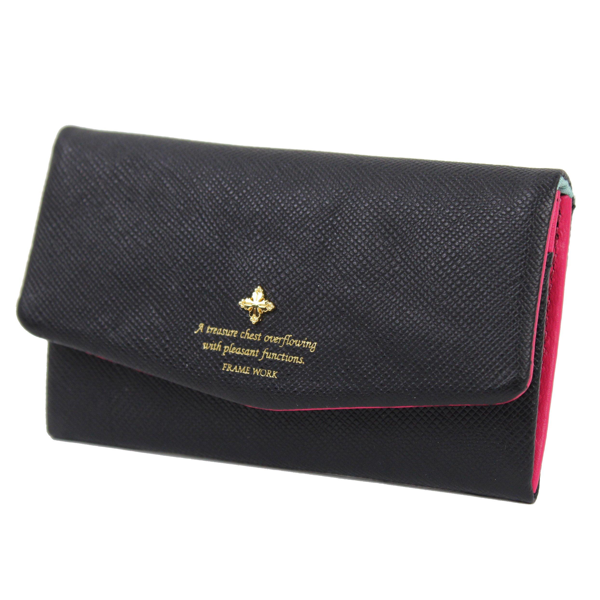 

FRAME WORK Ensemble Business Card Case [Framework] Holder/Card /0047607 (Black (10))