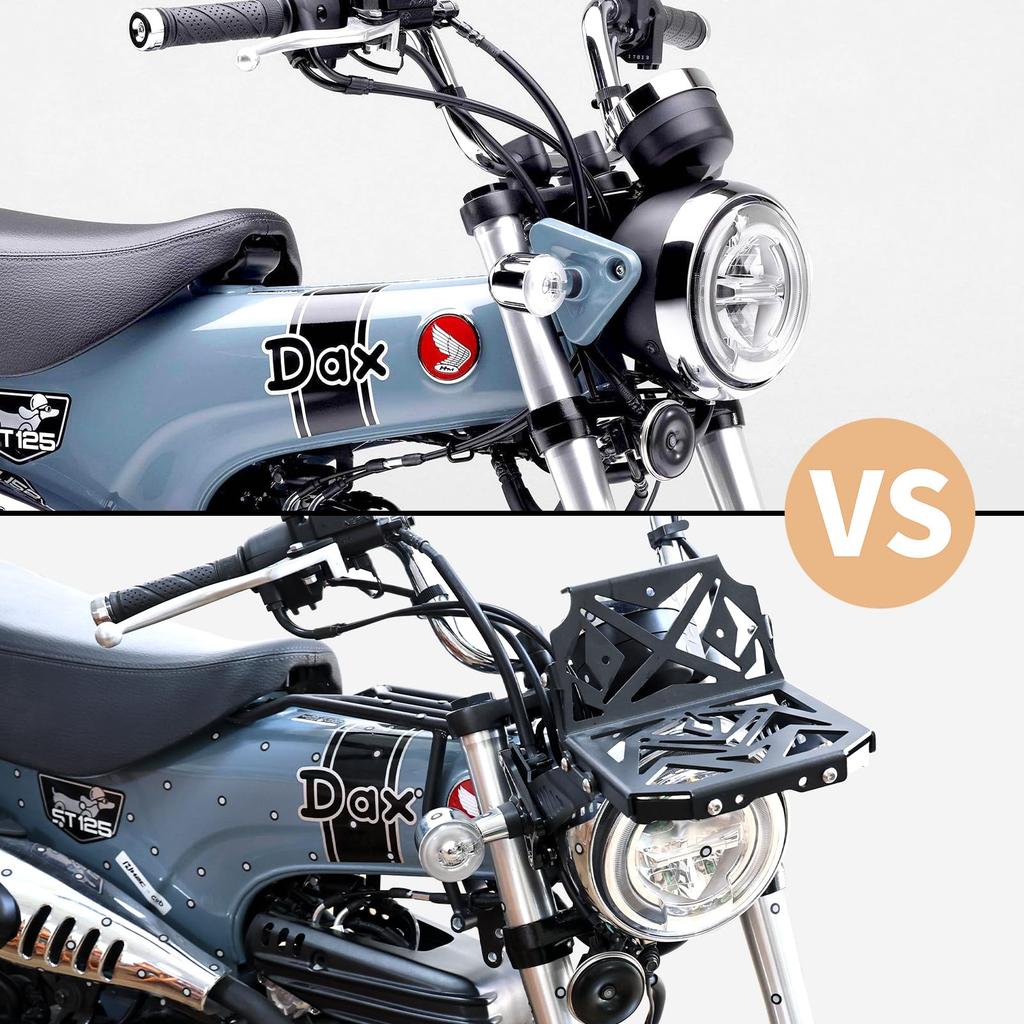 Dax ST125 Front Carrier, Front Basket Luggage Carrying Bracket, Light Luggage Cargo Carry Top Rack, Compatible with Dax 125 (JB04) 2018-2025