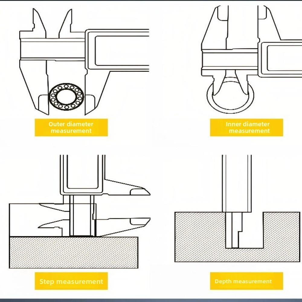 0-150mm Vernier Caliper LCD Digital Ruler Portable Electronic Digital Caliper  DIY Tool