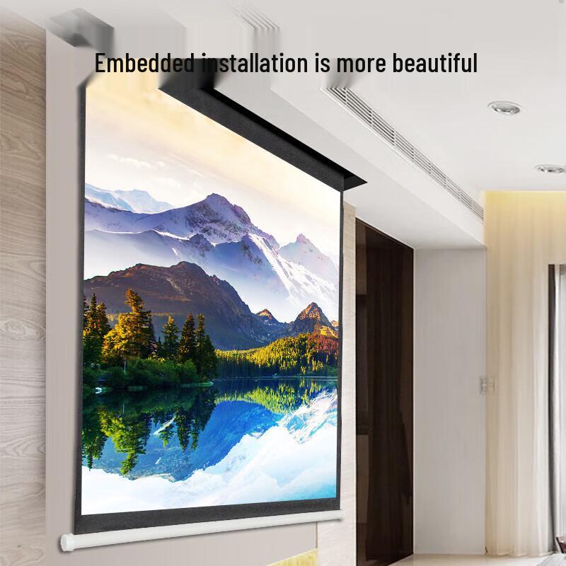 Lihong Elektrischer Projektionsleinwand mit Fernbedienung