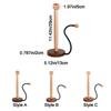 Free Standing Wooden Roll Paper Towel Holder Stable One-handed Tear Disposable Paper Holder Decorative Cartoon Bear