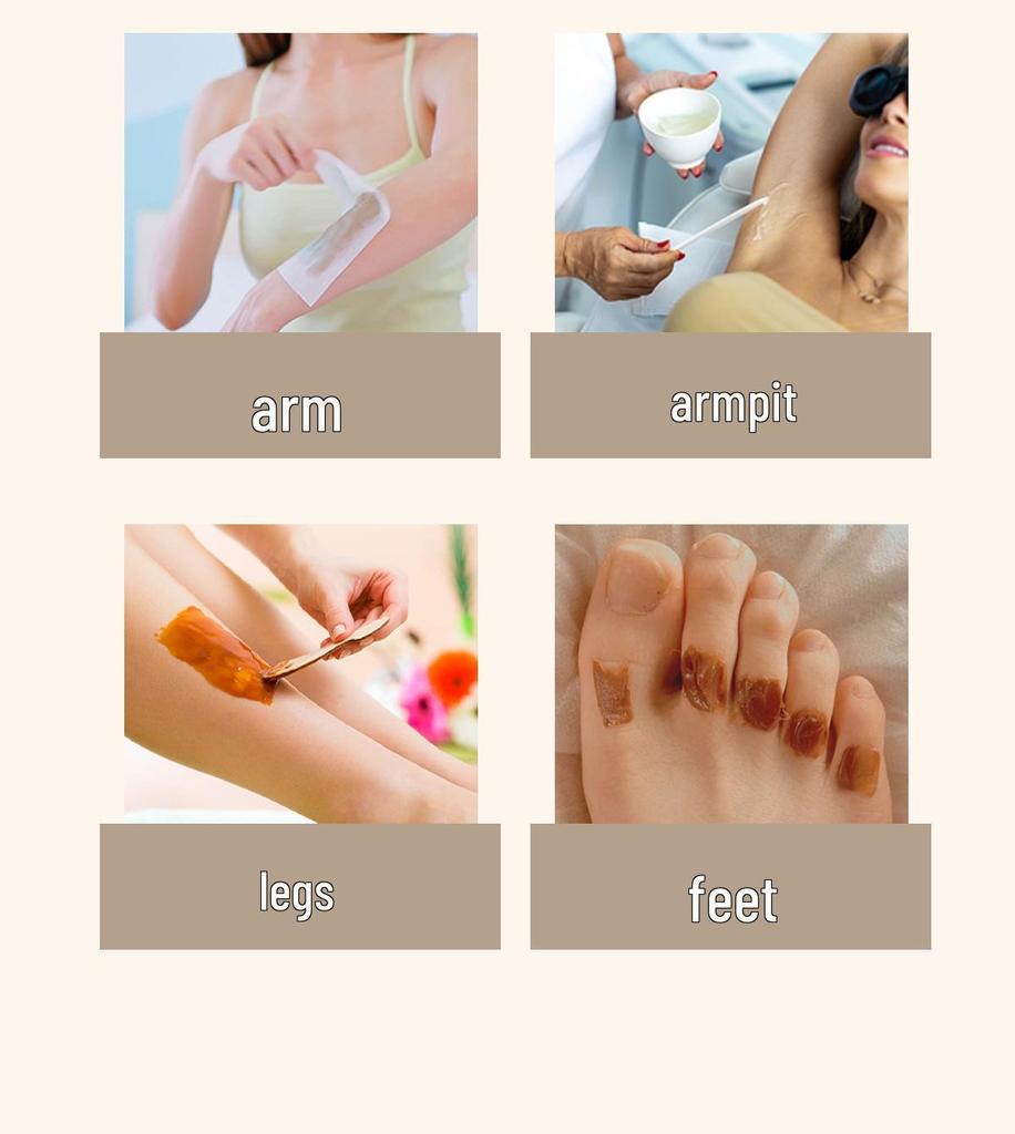 Cross-Border Hot Wax Therapy Machine for Hair Removal - Melting Pot with Honey Wax and Beauty Wax Beans
