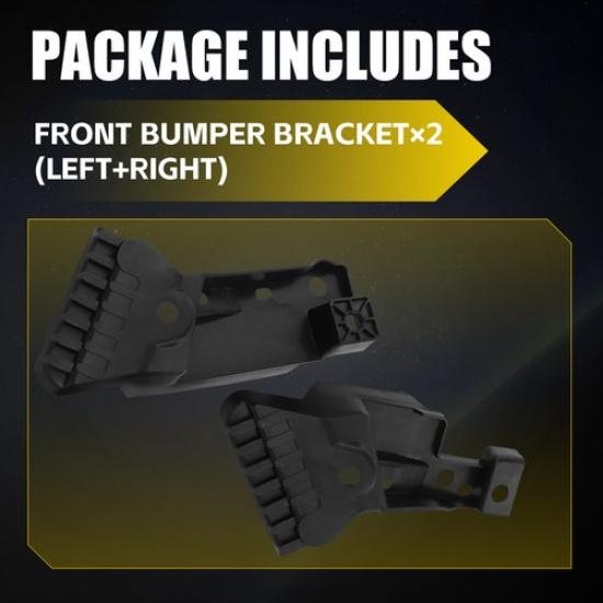 Bumper Fit Support 2017 Honda HR-V Front 2018 2016 Grille Side Bracket LH+RH 2X