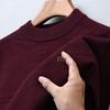 Hengyuanxiang Men's 100% Pure Wool Thickened Pullover Sweater