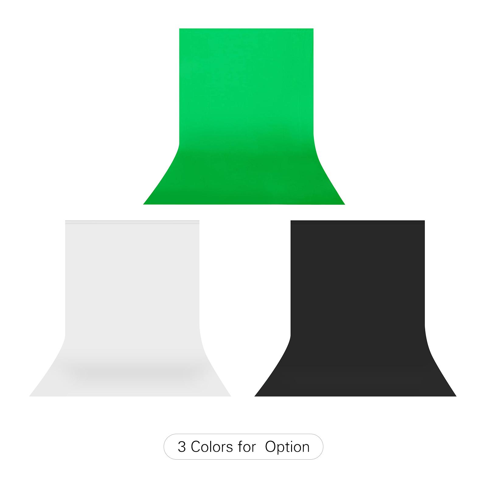 Photo Studio Backdrop 1.8 x 2.8 m, Non-Reflective , Washable, Polyester and Cotton, with 3 Clamps, for Home Studio Video Production