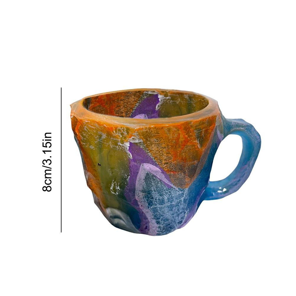 Coffee Mugs Imitation Mineral Crystal Elegant Imitation Mineral Cup Multi-use Imitation Mineral Crystal Mug for Home Office