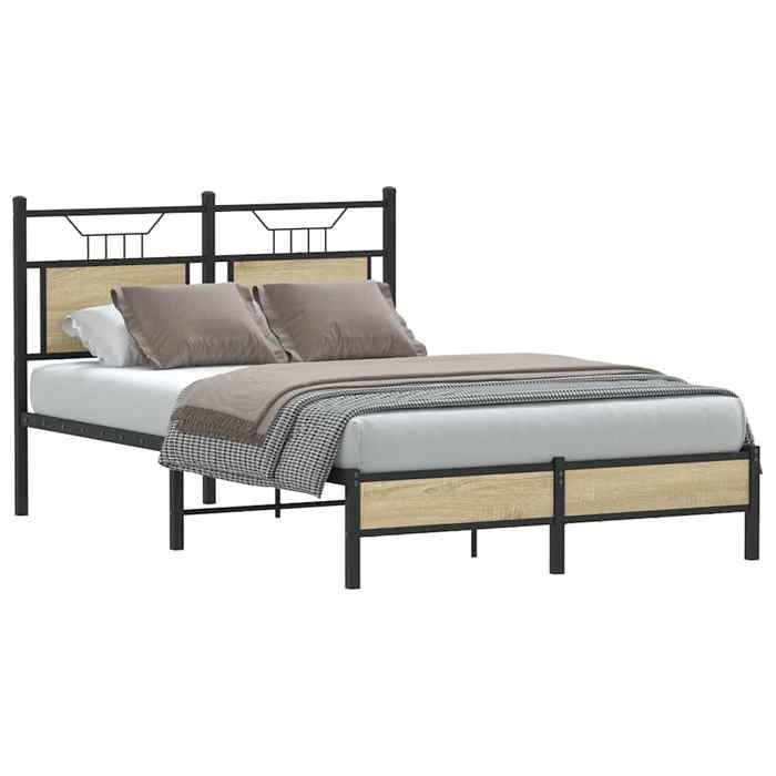 VidaXL Bed Frames Without Mattress Sonoma Oak 120x200 Cm 4106942