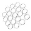 20PCS Metal Hinged Ring Book Binder Split Key Rings Album Scrapbook Loose Leaf Clip (25mm)