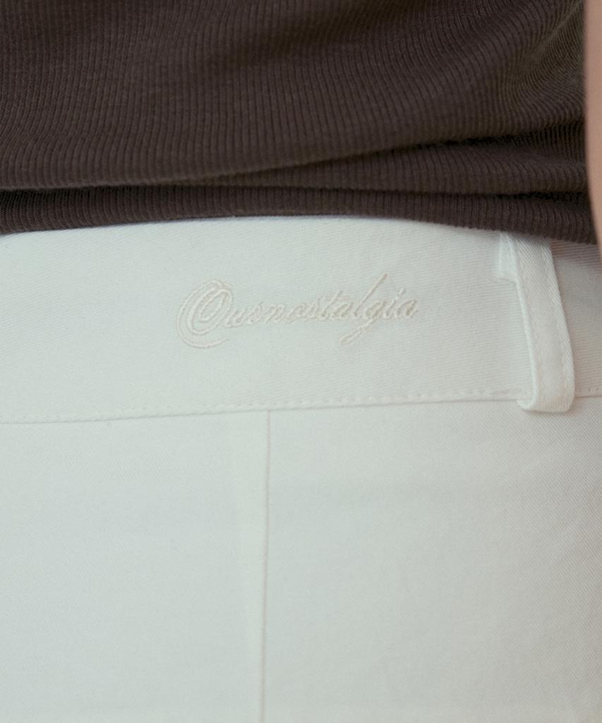Aueonoseuteljia Mono Basic Straight Cotton Pants_White(O25-Pt02)