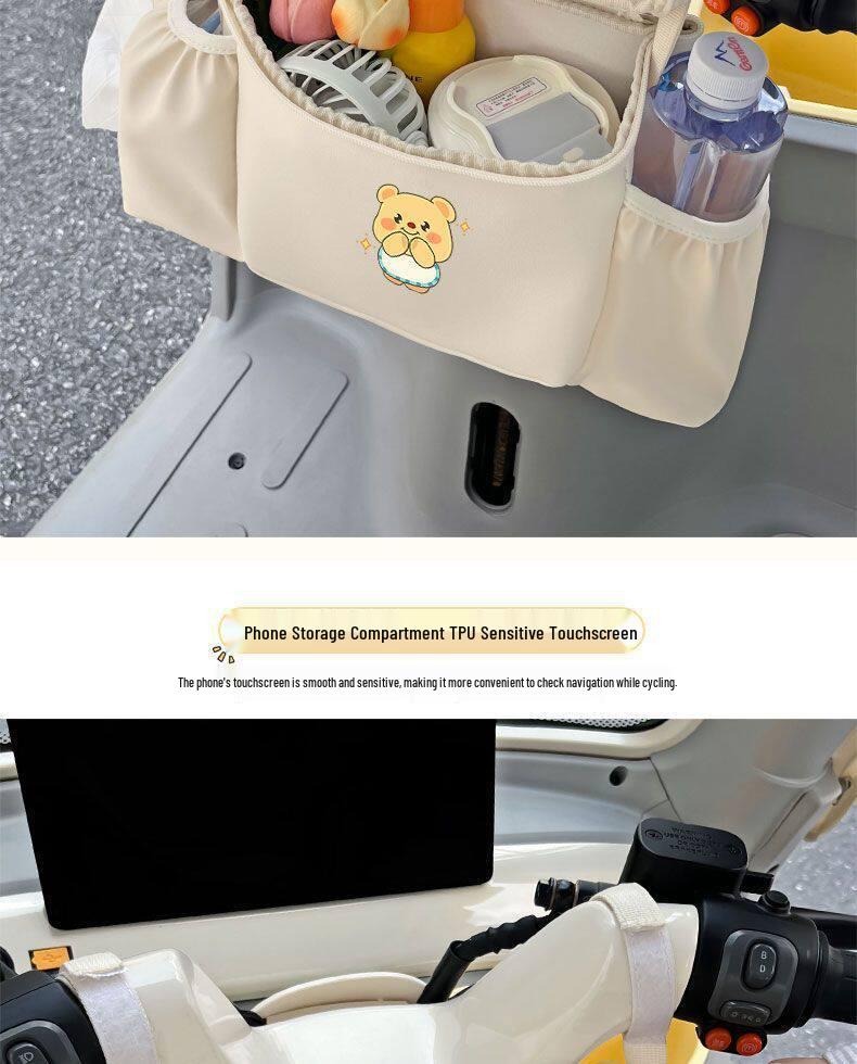 Multifunctional Hanging Bag for AIMA Lewei CA510/CA500 Electric Tricycle - Universal Front Storage Bag