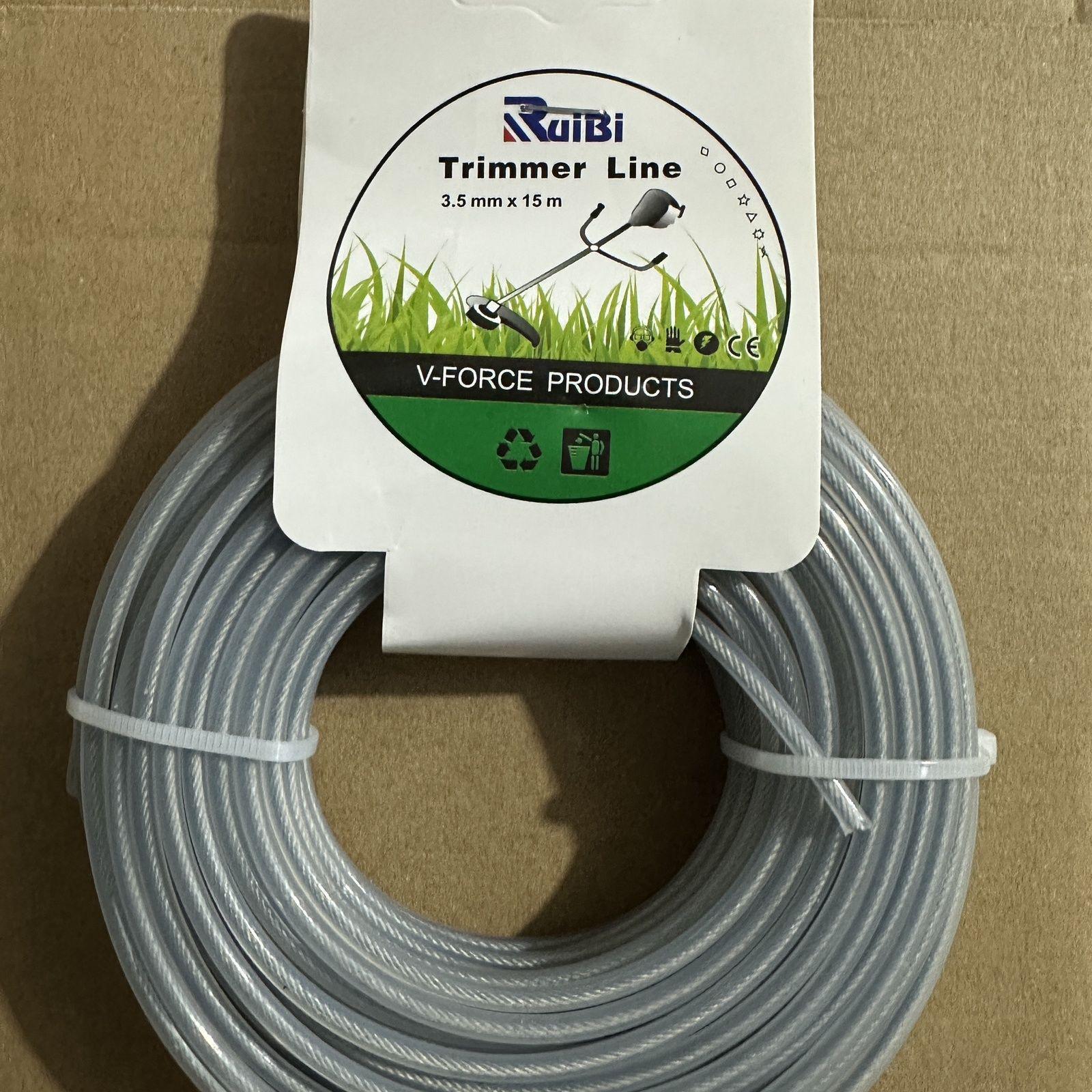 

4.0 мм Нейлоновая зубчатая спиральная леска для триммера - Двухцветная, Износостойкая, Доступна 3.0 мм, Бесплатная доставка