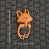 Charming Wooden Animal Brooch for Sweater & Scarf - Cute Autumn/Winter Accessory