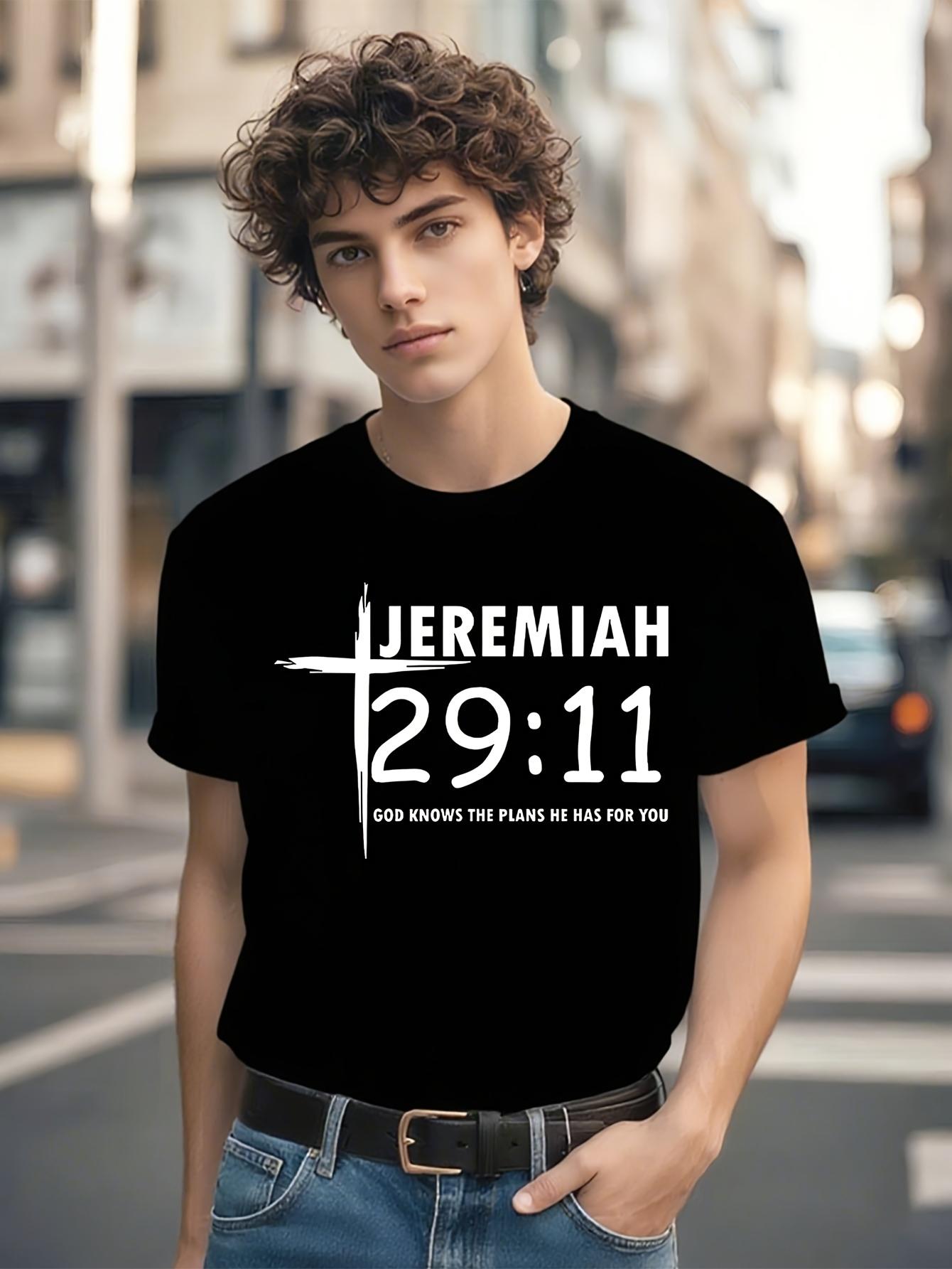 Christian Bible Verse Tshirt - Jeremiah 29:11 Scripture T... S