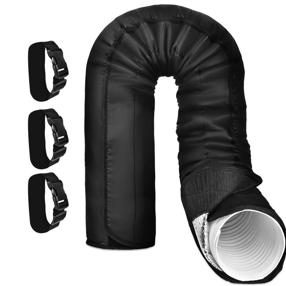 with 3 Straps Insulated Hoses Duct Cover Waterproof Air Conditioner Insulation Wrap Household