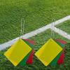 Referee Penalty Cards, Green, Yellow, PP Material, Portable, Flexible, Versatile, for Entertainment,