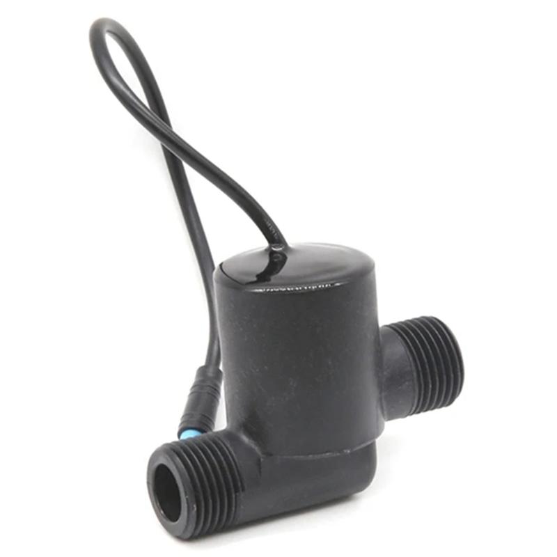 A84E-Digital Display Fauc Et Micro Water Flow Generator Household Sma Rt Tap Bathro Om Shower Head 4 Points Screw Mount