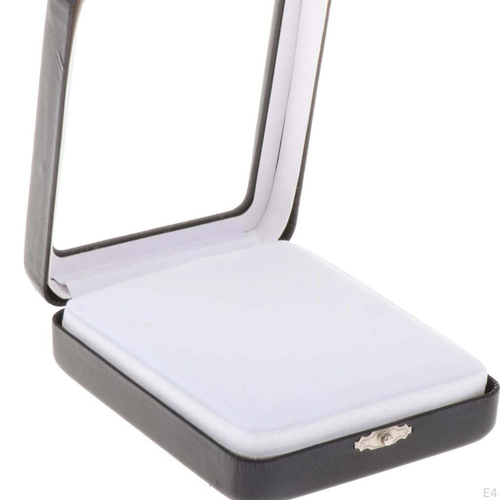 Diamantová prezentační krabička s průhledným víkem Úložný prostor na šperky pro veletrhy Volné drahokamy