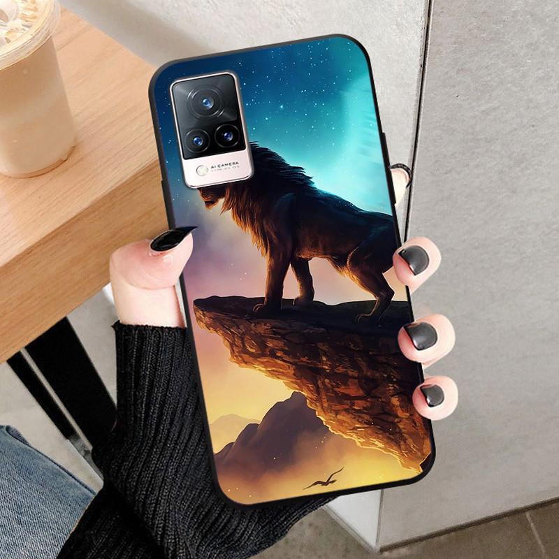 For Vivo V21 5G Case V2050 Silicone Soft Protective TPU Funda Cases for Vivo V21 4G Back Cover Bumper for VivoV21 V 21 5G V21E