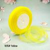 Cinta de Hilo de Nieve Transparente de 1,2 cm para Manualidades: Ganchillo, Accesorios para el Cabello, Lazos, Regalos, Empaque para Pasteles y Cajas, Cinta de Seda