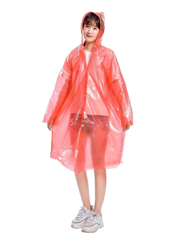 Children's & Adults' Thickened Extended PE Rain Poncho with Shoe Covers