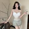 Women's Strapless Sexy Gradient Dress - 2026 New Short Tight Hip Wrap Skirt