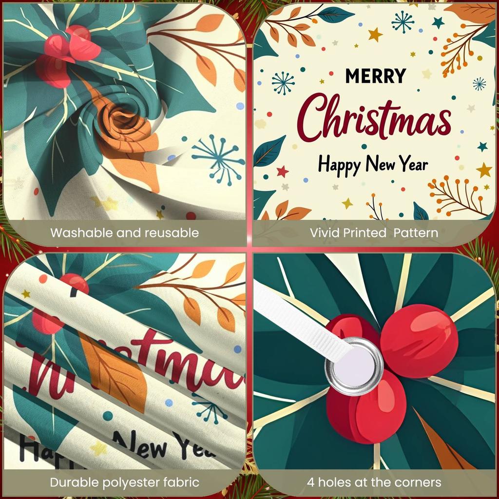 New Year Banner Snowflake Pattern New Year Decoration Banner Holiday Banner Holiday For Holiday Gathering New Year Event