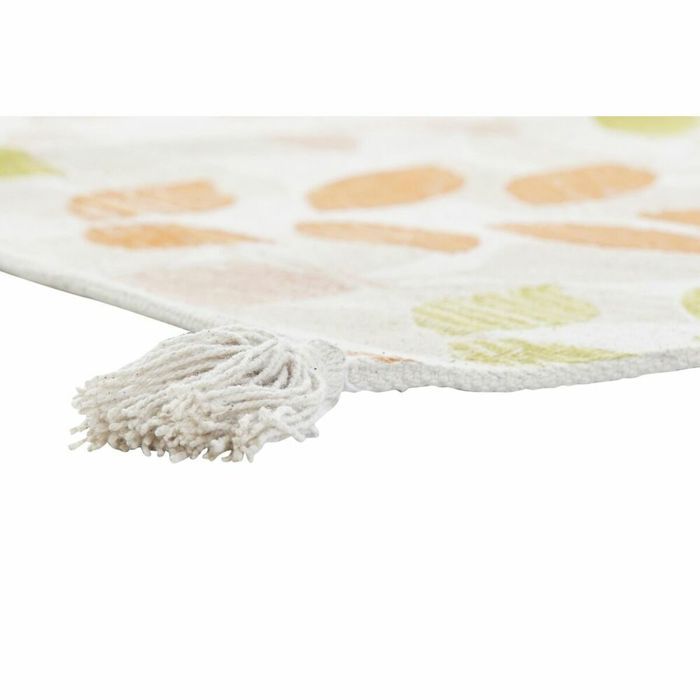 Tapis - DKD HOME DECOR - Feuille D'une Plante - Beige/Multicouleur - Style Naturel - Vert