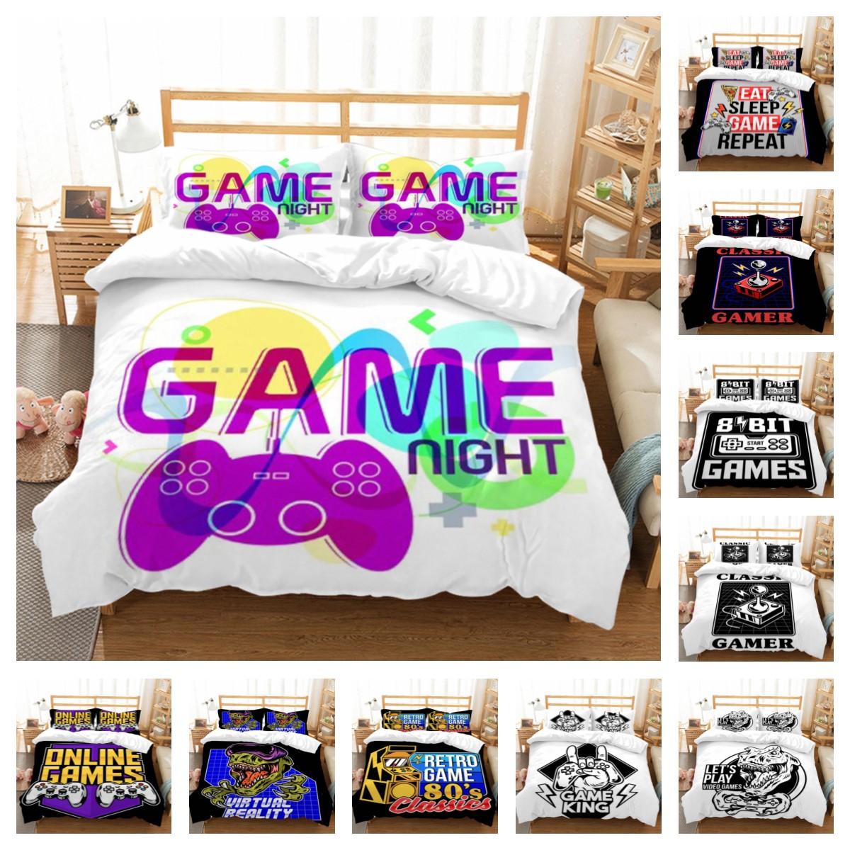 

Комплект для кровати Геймпад 3D-печать Пододеяльник Наволочка Комплект постельных принадлежностей Домашние постельные принадлежности Подростки Дети