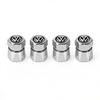 Volkswagen Metal Alloy 4Pcs Car Wheel Tire Air Valve Dust Caps Rim Accessories Auto Valve for VW Bora Passat Golf Beetle Tiguan Cj1