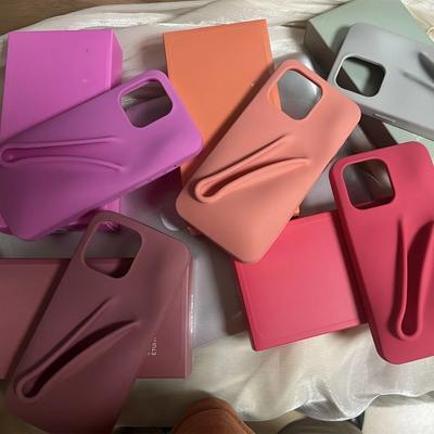 Automne Nouveau Rho DIY Rouge à Lèvres Rouge à Lèvres Silicone Housse pour iPhone 16 15 14 13 12 11 Pro Max Plus Support de Téléphone Housse de Protection