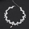 1PC White Lace Pearl Collar Necklace for Women Girl Elegant Sweet Lace Choker Necklace Kpop Neck Jewelry Accessories Gift