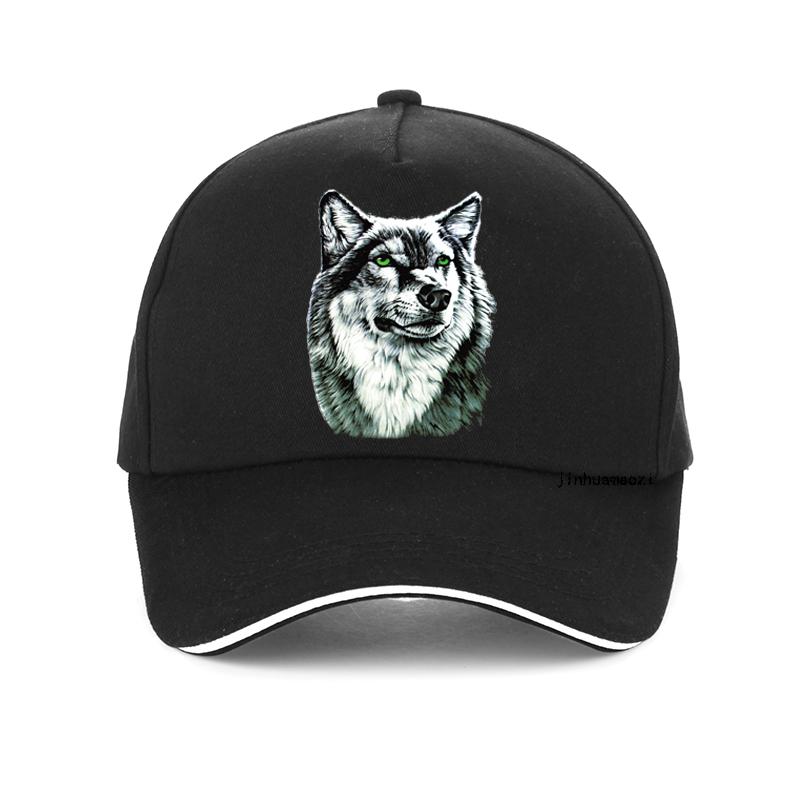 Unisex Animal 3D Print Wolf Baseball Caps Hip-Hop Trucker Unisex Outdoor Sport Sunhat Women Breathable Snapback Adjust Hat