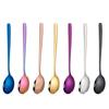 Korean Style 304 Stainless Steel Long Handle Soup Spoon – Creative, Thickened, High-Value Teaspoon for Household Use