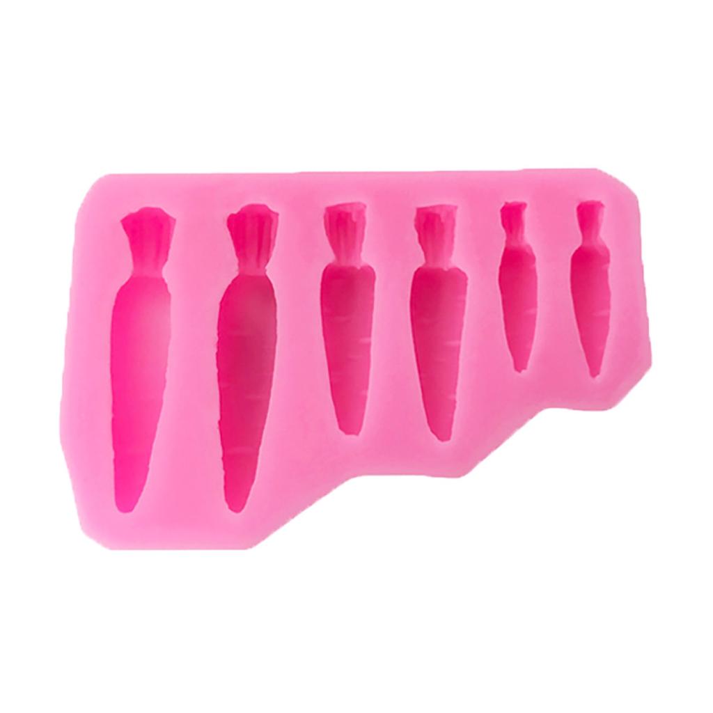 Easter Bunny Carrot Silicone Mold Chocolate Cupcake Baking Fondant Cakes Decorating Tool Themed Party Rabbit Cute Decorations
