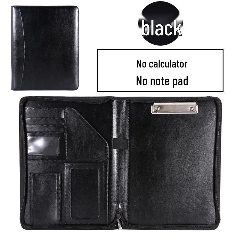 A4 Zipper Bag Multifunctional Storage Folder with Office Clip & Custom Logo Option