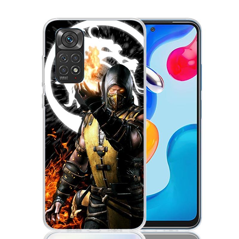 Mortal Kombat Case Phone Cover for Xiaomi Redmi Note 14 13 12S 12 11S 11 11T 11E 10S 10 Pro Plus 5G Trend Fundas Note 13 12S 12