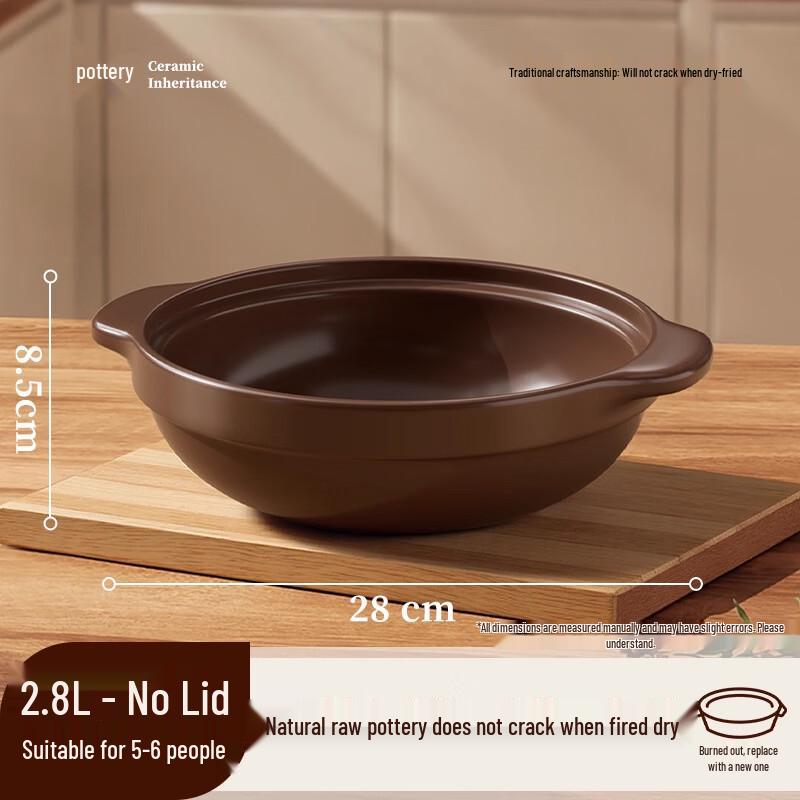 WUHE Clay Pot for Gas Stoves