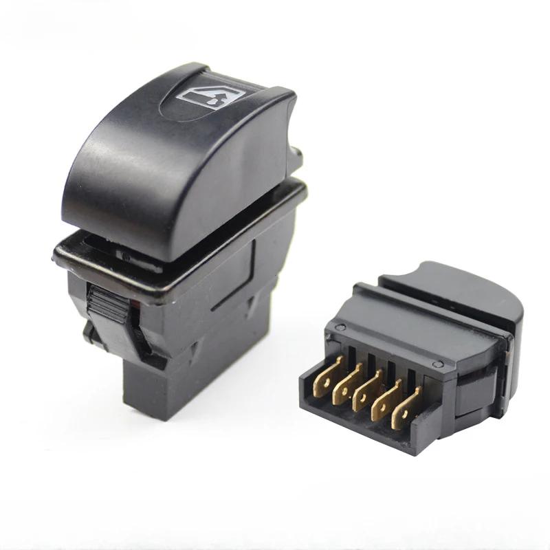 Universal Auto Car Power Window Switch Lifting Switch 5 Pin DC 12V 20A Blue/Red/Green Light Color