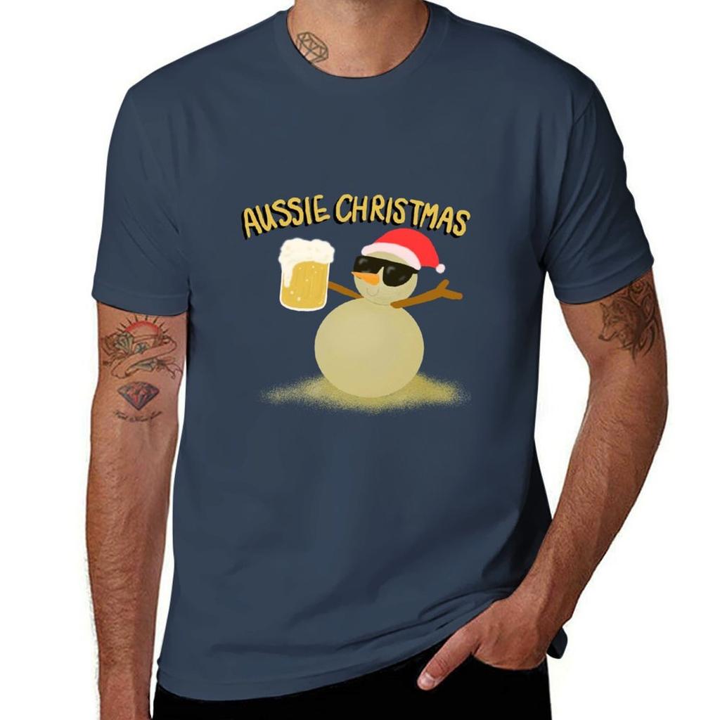 Aussie Christmas Tshirt Casual Daily Graphic Tee