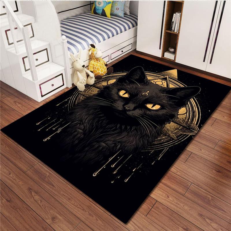 Katze Tier Teppich Haus Teppich Büro Dekorativer Teppich Für Wohnzimmer Schlafzimmer Fußmatte Boden Teppich Computer Stuhl Bereichsteppich