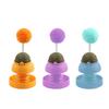 Cat Enrichment Toy Durable Stick on Cat Catmint Ball Toy Bright Color Cat Tumbler Catmint Ball Toy for Indoor Cat Play